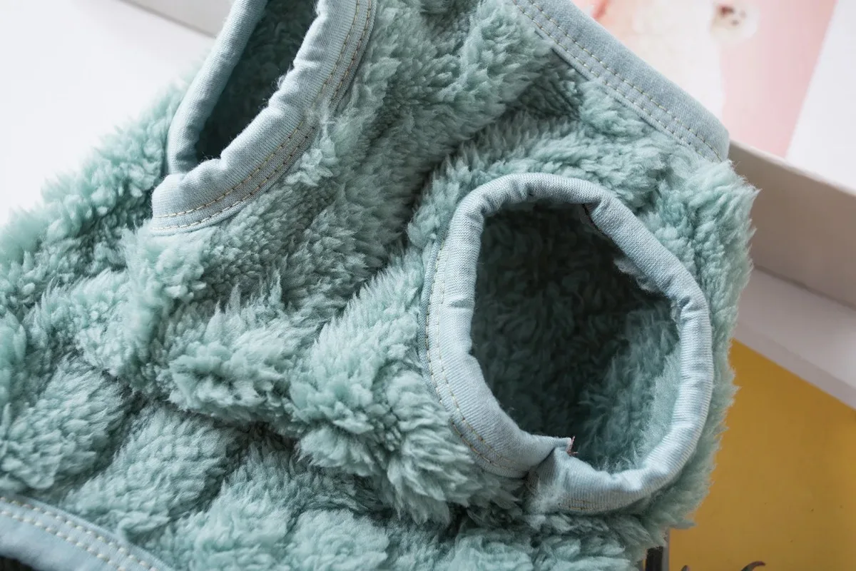Soft Cozy Cat Clothes Winter Warm Fleece Costume Autumn Sphynx Vest Sweater for Small Dog Pullover Kitten Pet Jacket Coat Outfit