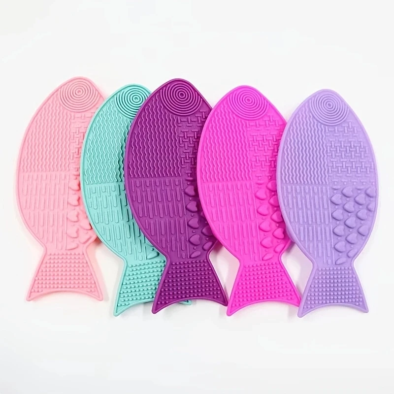 Interactive Fish-Shaped Kittens Lick Mat with Suction Cups - SlowFeeder Silicone Pet Feeding Mat for Healthy Eating Habits
