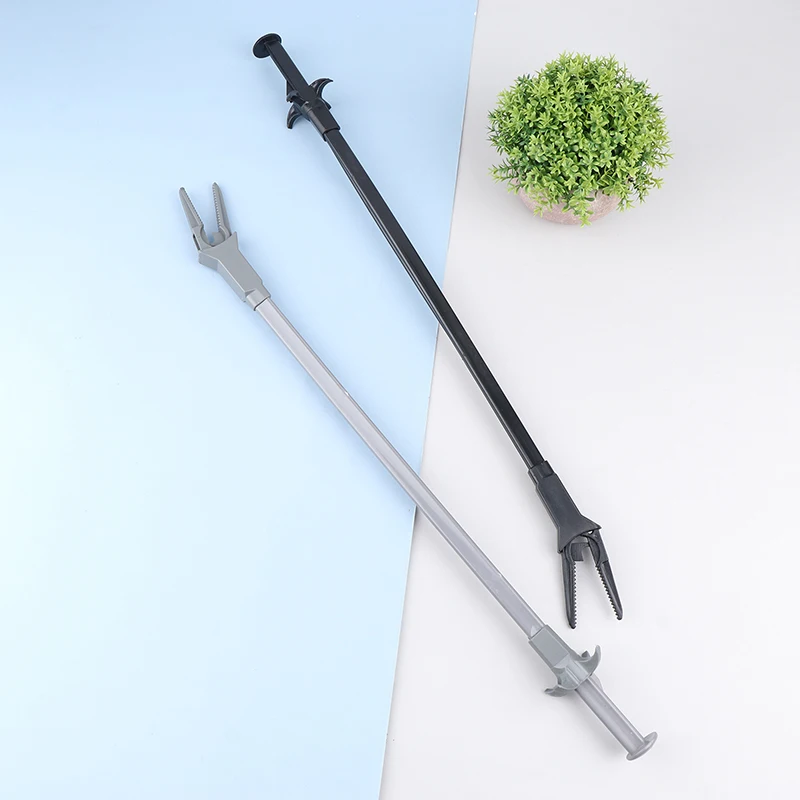 1pc Plastic Water Plant Planting Clip Feeding Super Long Grass Tweezers Plants Aquarium Fish Tank Cleaning Tool