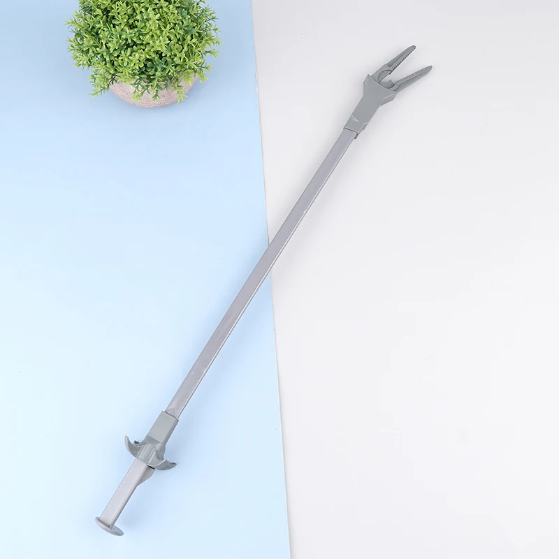 1pc Plastic Water Plant Planting Clip Feeding Super Long Grass Tweezers Plants Aquarium Fish Tank Cleaning Tool