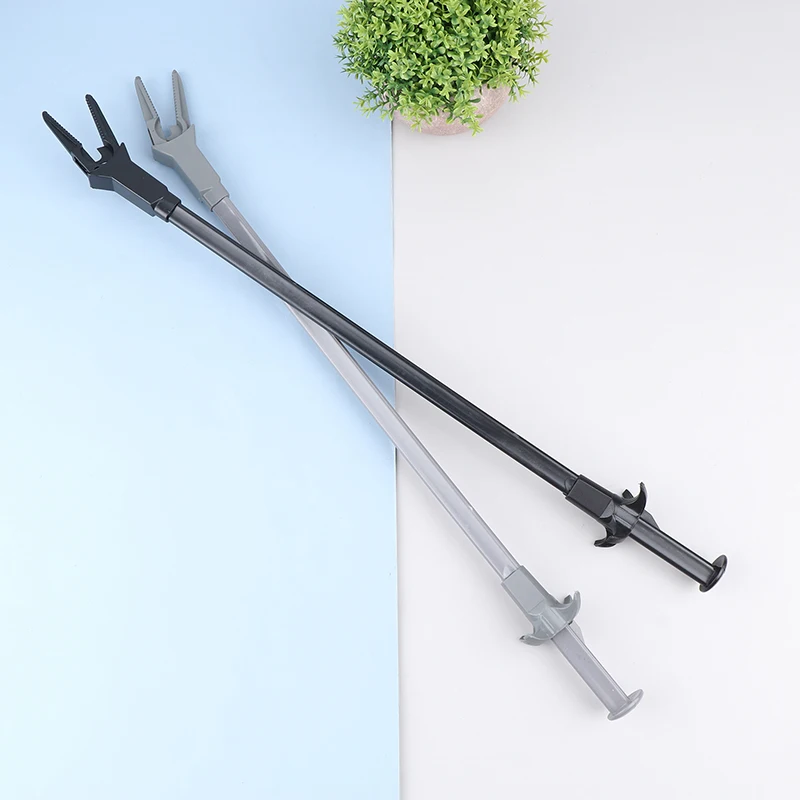 1pc Plastic Water Plant Planting Clip Feeding Super Long Grass Tweezers Plants Aquarium Fish Tank Cleaning Tool