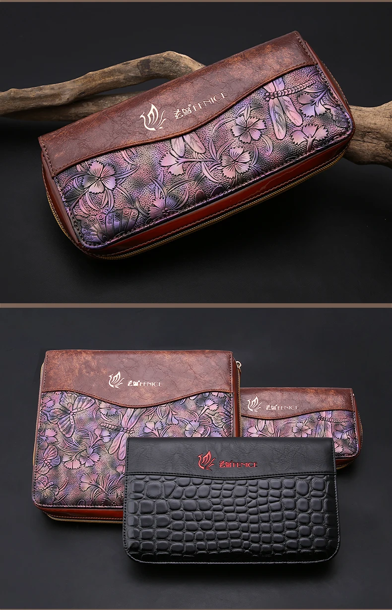 Fenice Fashionable 2/5/6/10 Pet Grooming and Hairdressing Scissors Universal Bag Portable and Durable Tool Leather Storage