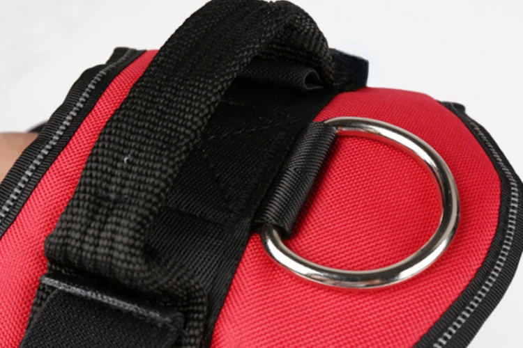 Dropshipping Dog Harness ID Custom patch Reflective Breathable No Pull Pet Harness Vest Training Dog Accessories