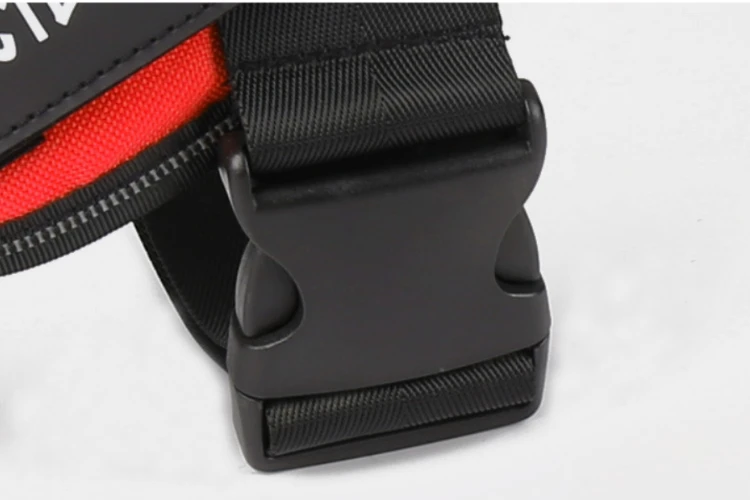 Dropshipping Dog Harness ID Custom patch Reflective Breathable No Pull Pet Harness Vest Training Dog Accessories