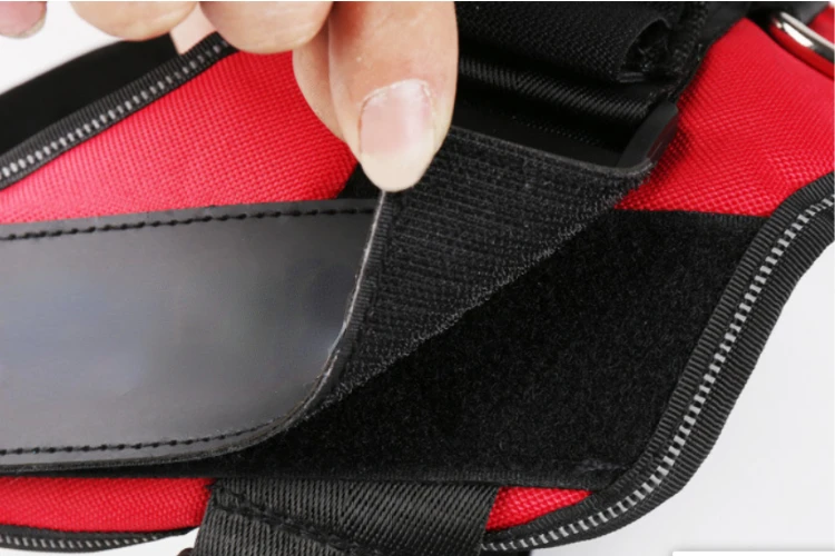 Dropshipping Dog Harness ID Custom patch Reflective Breathable No Pull Pet Harness Vest Training Dog Accessories