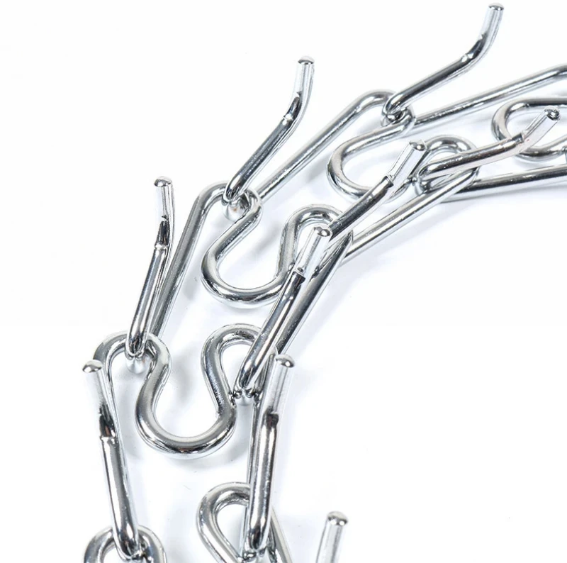 Dog Stimulating Chain Training Collar Stainless Steel Barbed Neck Collar Pet P Chain Medium Large Dog DropShipping Control Dog