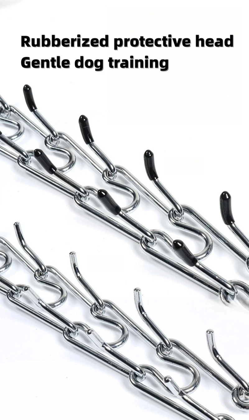 Dog Stimulating Chain Training Collar Stainless Steel Barbed Neck Collar Pet P Chain Medium Large Dog DropShipping Control Dog