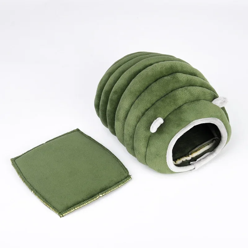 Hamster House Guinea Pig Cage Hamster Cotton House Small Animal Nest Winter Warm Pet Bed For Rodent/Guinea Pig/Rat/Hedgehog