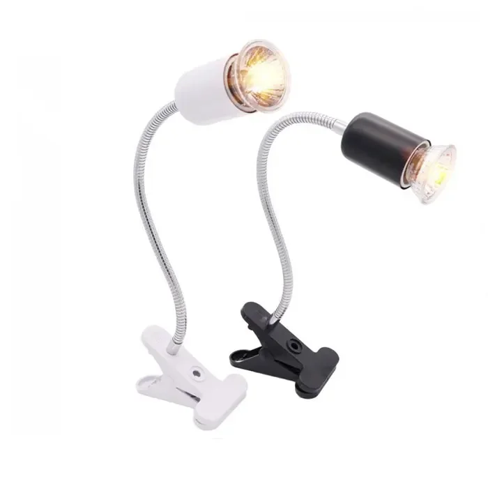 50W Halogen Bulb Included Reptile Heat Lamp Adjustable Gooseneck Aquarium Tank Heating Lamps for Tortoise Lizard Snake Terrarium