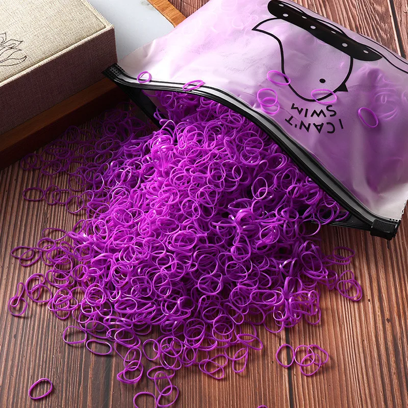 300PcsColourful Cat Dog Rubber Band Elastic Hair Bands Headband Children Pet Grooming Hair Accessory Girls Headwear
