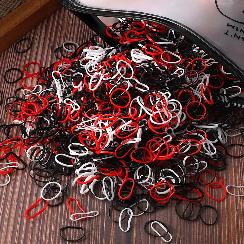 300PcsColourful Cat Dog Rubber Band Elastic Hair Bands Headband Children Pet Grooming Hair Accessory Girls Headwear