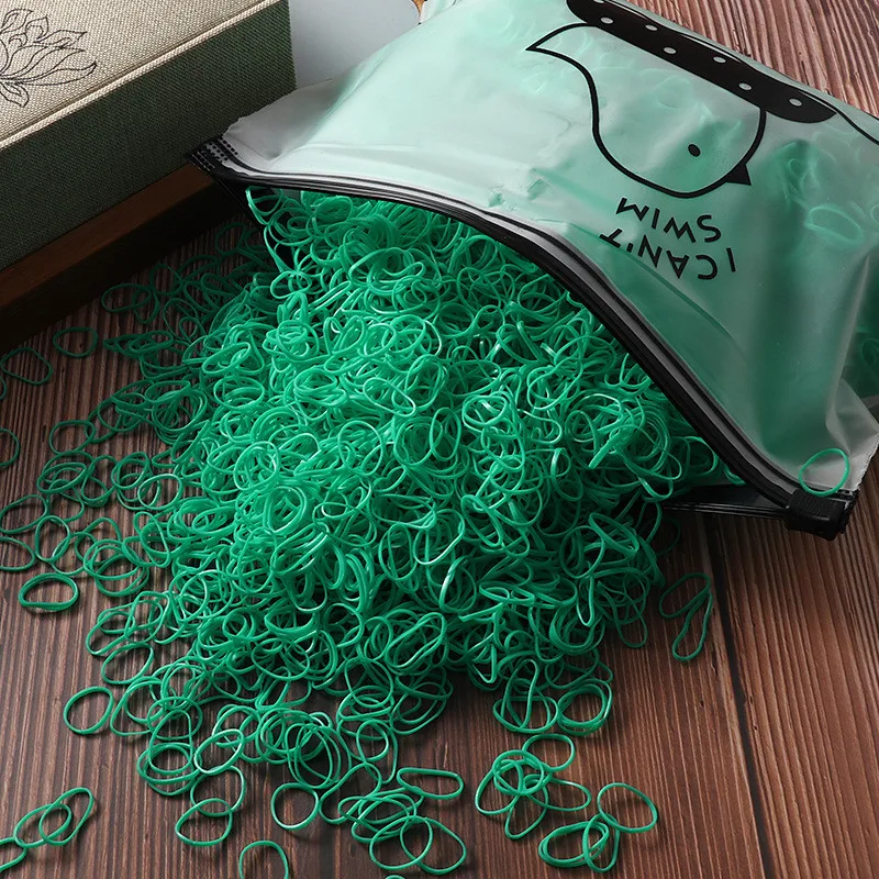 300PcsColourful Cat Dog Rubber Band Elastic Hair Bands Headband Children Pet Grooming Hair Accessory Girls Headwear
