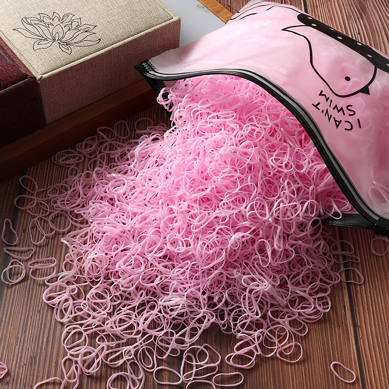 300PcsColourful Cat Dog Rubber Band Elastic Hair Bands Headband Children Pet Grooming Hair Accessory Girls Headwear