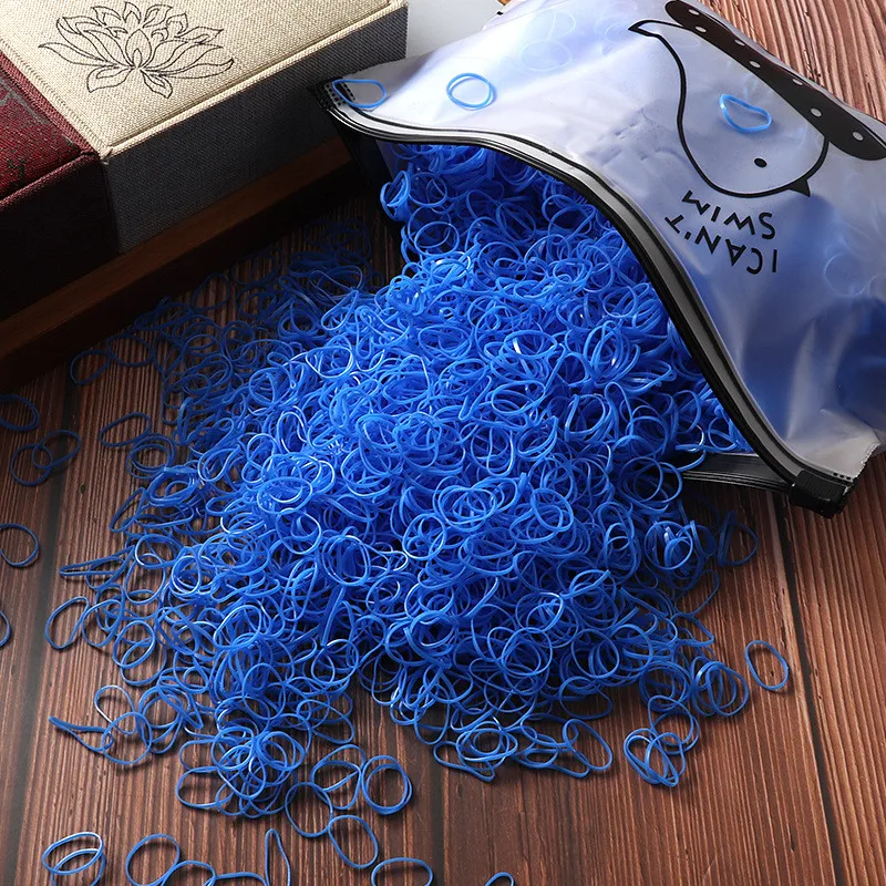 300PcsColourful Cat Dog Rubber Band Elastic Hair Bands Headband Children Pet Grooming Hair Accessory Girls Headwear
