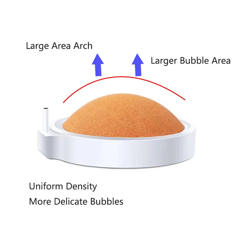 1Pcs 35/50/80mm Fish Tank Aquarium Air Stone Oxygen Aerator Increasing Air Bubble Pond Pump Hydroponic Oxygen Accessories Great