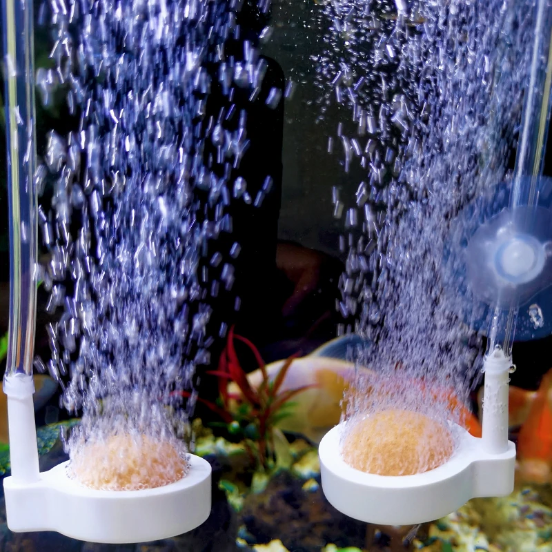 1Pcs 35/50/80mm Fish Tank Aquarium Air Stone Oxygen Aerator Increasing Air Bubble Pond Pump Hydroponic Oxygen Accessories Great