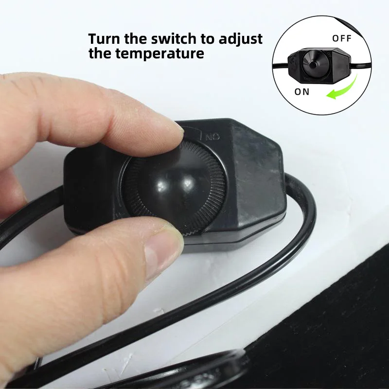 Reptile Terrarium Heating Pad with Adjustable Temperature Switch Thermo Comfort for Poultry Livestock Amphibian EU US UK AU Plug