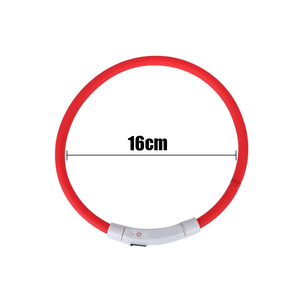 Dog Loss Prevention Led Usb Dog Collar Pet Accessories Night Safety Flashing Glow  Collar Night Luminous Charge Collar