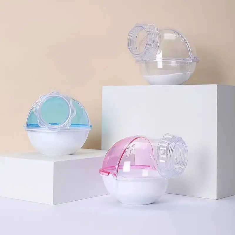 Hamster Bathroom Hamster Toilet Mouse Gerbille Pet Cage Box Bath Sand Room Toy Acrylic House Small Pet Supplies Accessories