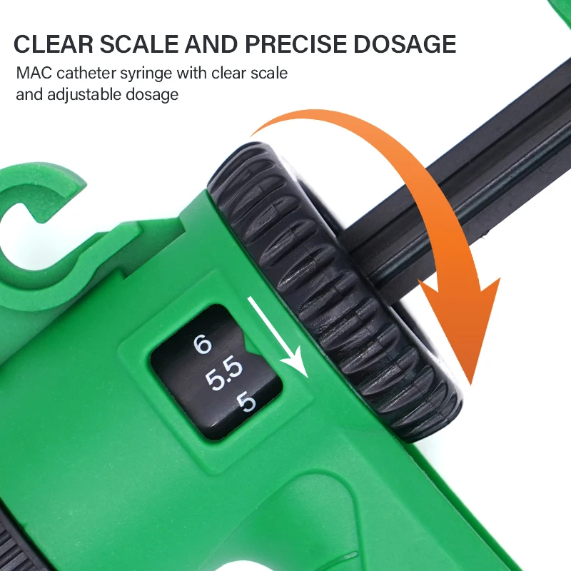 0.5-6ML Veterinary Vaccine Syringe Injector Animal Automatic Adjustable Continuous Syringe for Pigs Cattle Sheep Animals Tools
