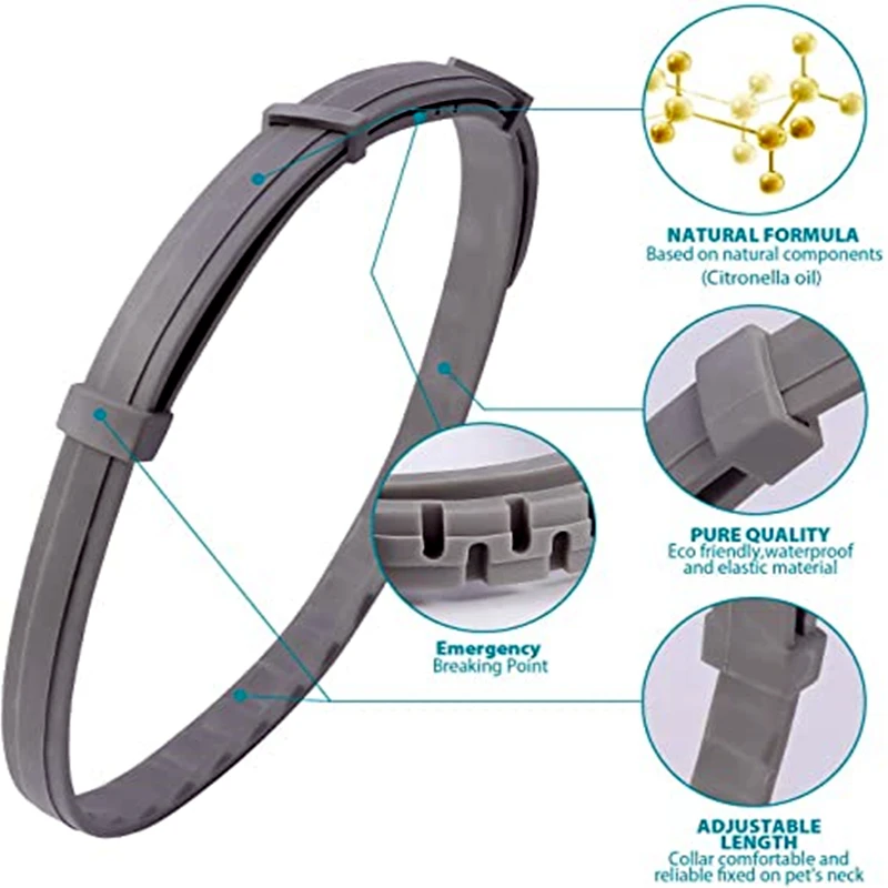 New Releases Dog Collar,Cat Anti-flea and Tick Collars, Pet 8Months Protection, Can Be Automatically Adjusted, Dogs Accessories