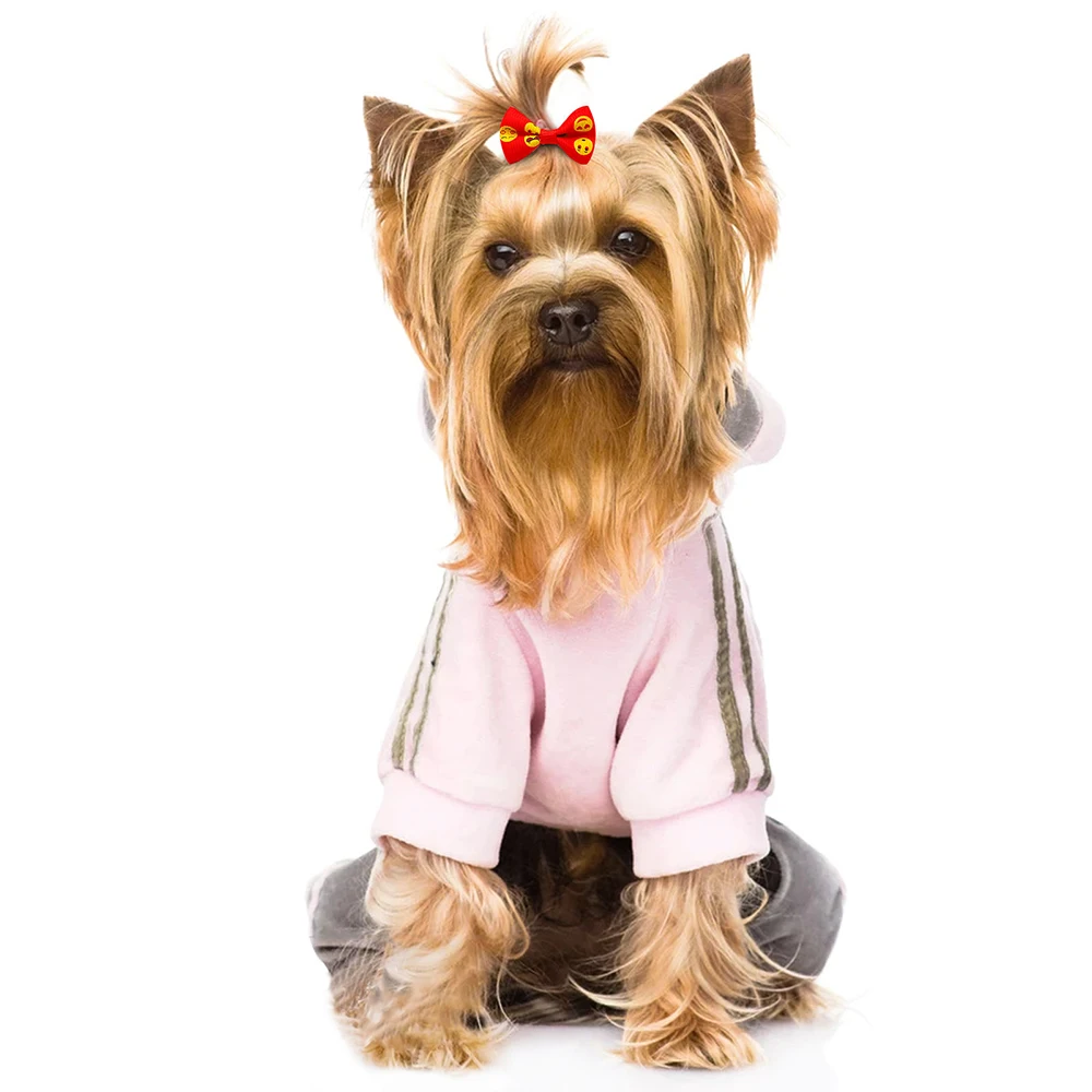 30PCS Pet Dog Cat Puppy Grooming Bows Pet Hair Accessories Decorate Hair for Small Dog Hair Rubber Band Dog Supplier