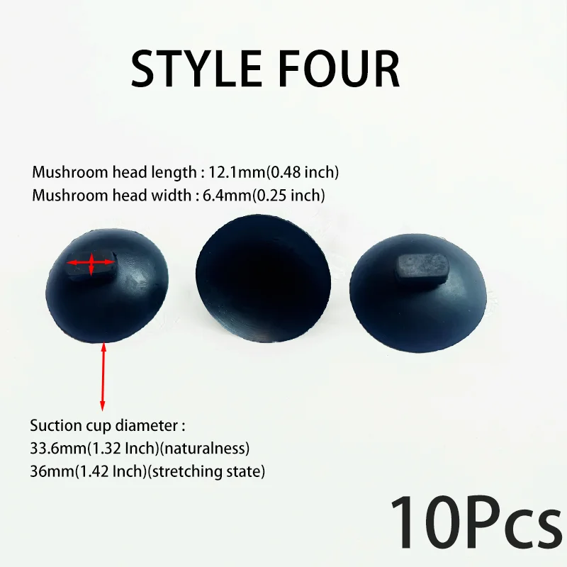 10Pcs Rubber Suction Cup Clips Set For Water Pump Aquarium Supplies Prevent Displacement