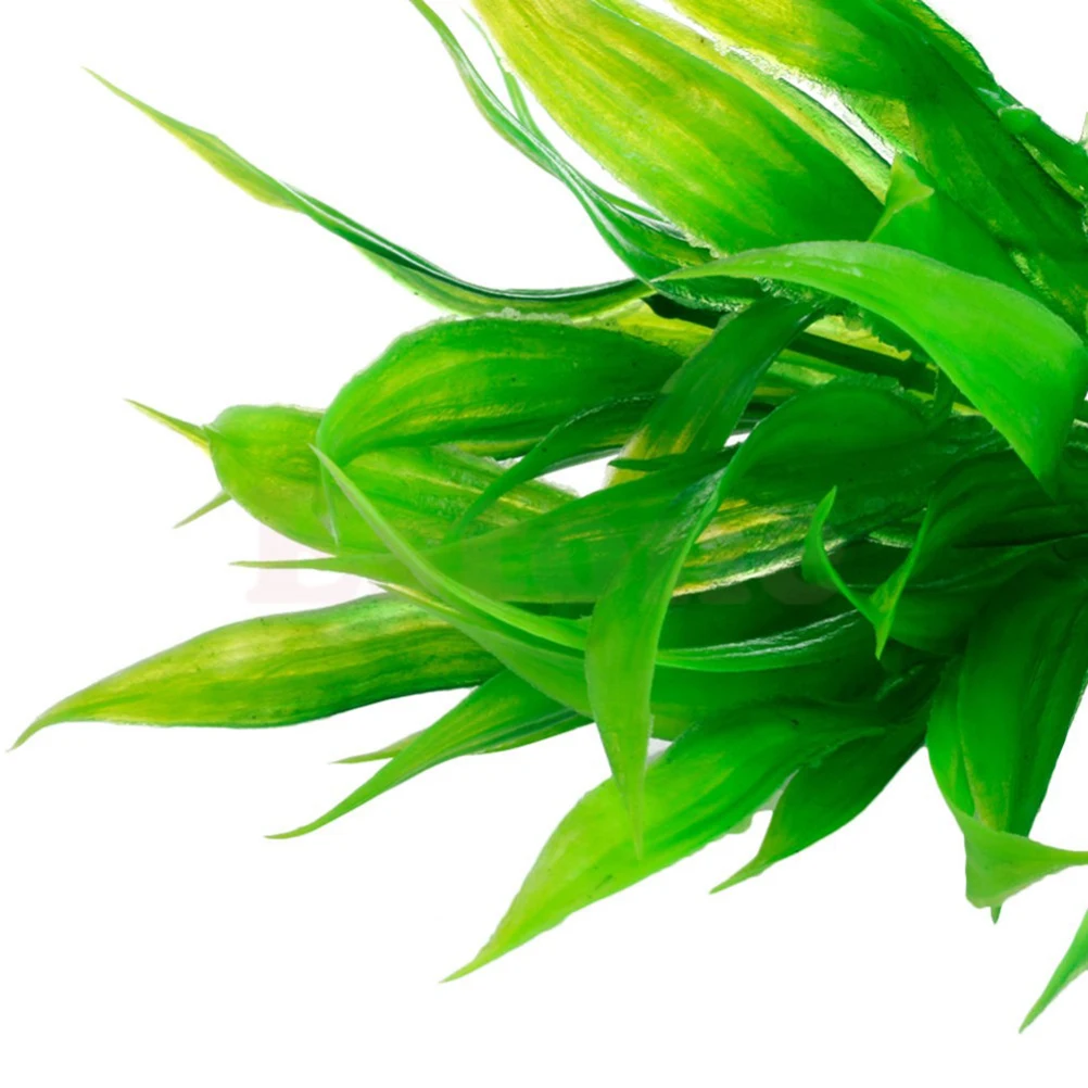 15cm Artificial Aquarium Decor Plants Water Weeds Ornament Aquatic Plant Fish Tank Grass Decoration Accessories