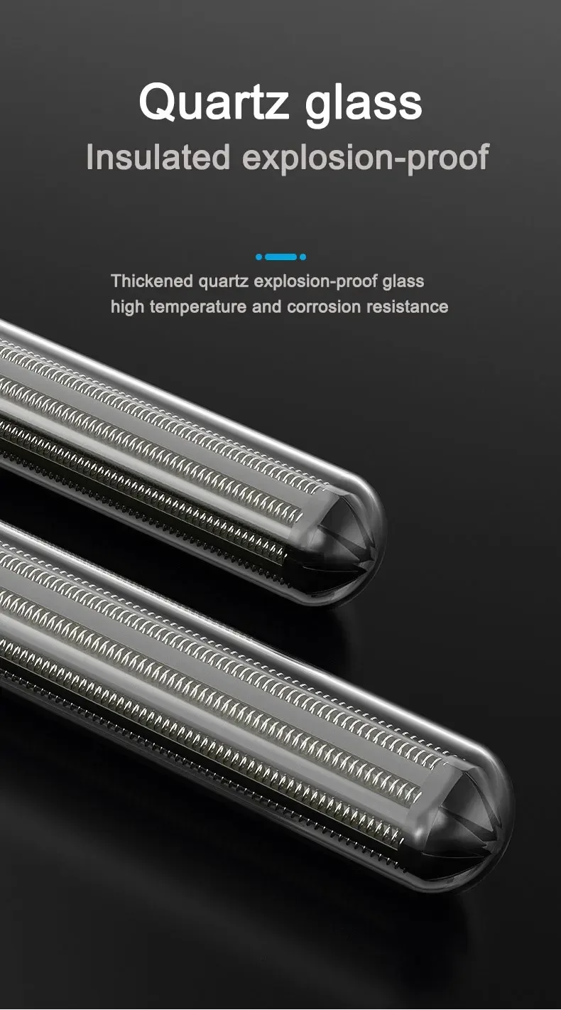 Aquarium Submersible Heater Fish Tank LCD Display Digital Adjustable Water Heating Rod Constant Temperature Control 500W
