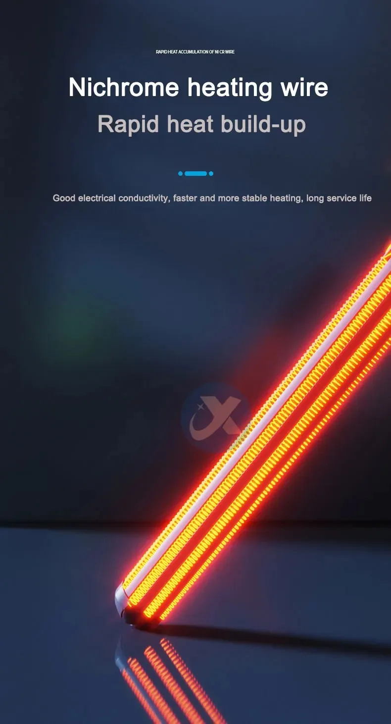 Aquarium Submersible Heater Fish Tank LCD Display Digital Adjustable Water Heating Rod Constant Temperature Control 500W
