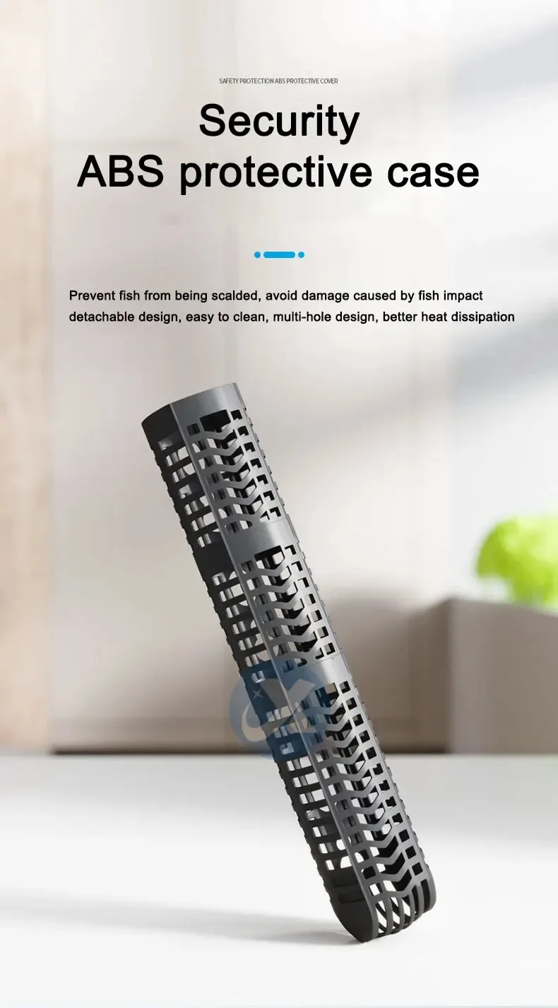 Aquarium Submersible Heater Fish Tank LCD Display Digital Adjustable Water Heating Rod Constant Temperature Control 500W