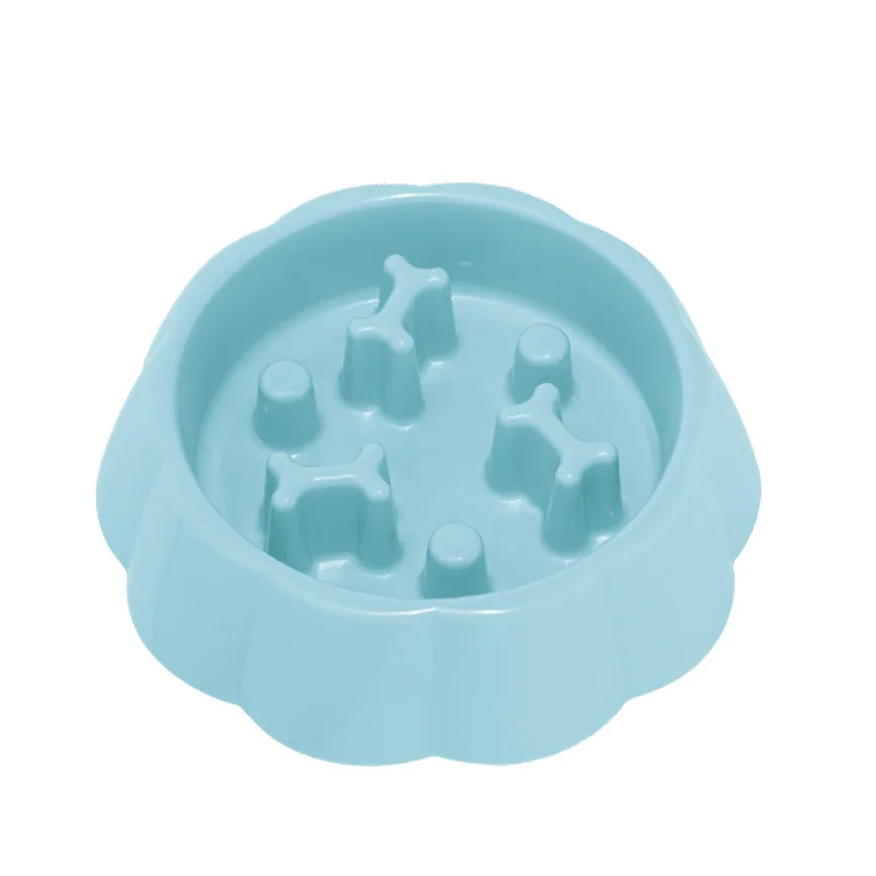 Square Pet Slow Feeding Cat Bowl Anti-choking Dog Puzzle Food Bowl Water Basin Anti-Overturning Cat Feeding Drinking Container