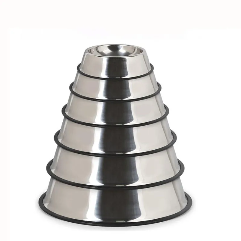 Stainless Steel Pet Dog Bowl Food Storage Container Dog Food Bowl Water Bottle Pet Bowl Feeder Dish for Small Large Dogs Cats