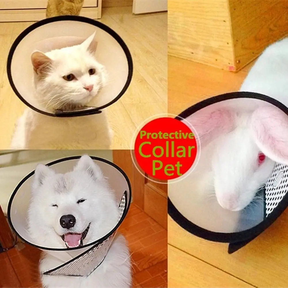 Pet Protective Collar Dog Neck Cone Recovery Cone Collar for Anti-Bite Lick Surgery Wound Healing Cat Dogs Circle
