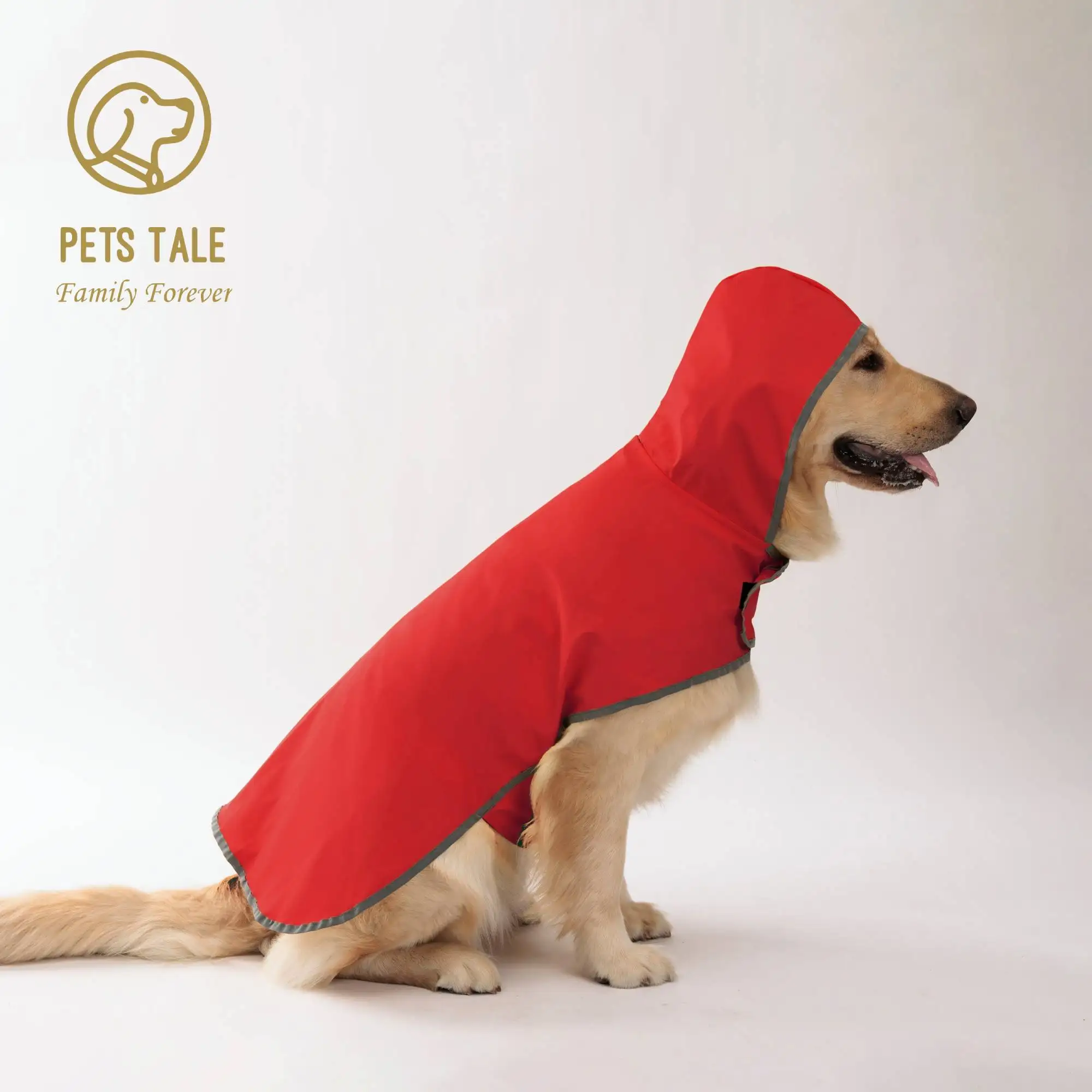 Keep Your Pup Dry & Stylish: Double-Layer Yellow Raincoat With Two-Way Wear!
