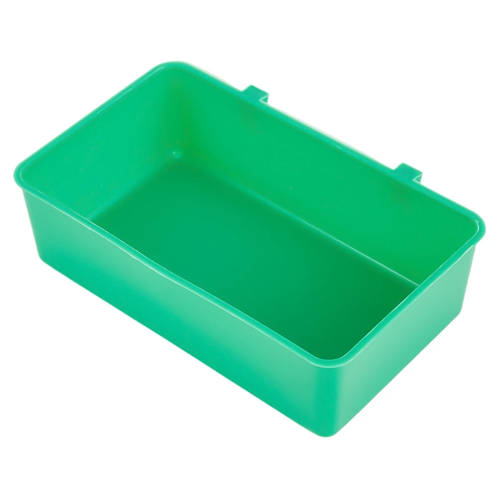Bird Water Bath Tub Pet Bird Bowl Parrots Parakeet Birdbath Cage Hanging Plastic Bird Pigeons Cage Water Food Feeder Bird Pet