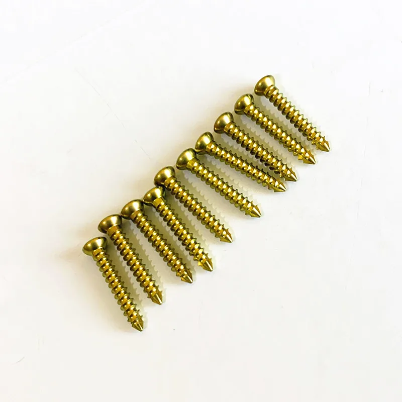 3.5mm Self-tapping Titanium Cortical Screws Pet Veterinary Orthopedics Implants Veterinaria Accessories Surgical Instruments