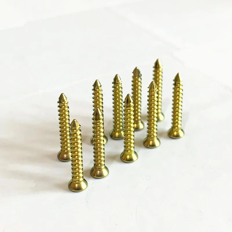 3.5mm Self-tapping Titanium Cortical Screws Pet Veterinary Orthopedics Implants Veterinaria Accessories Surgical Instruments