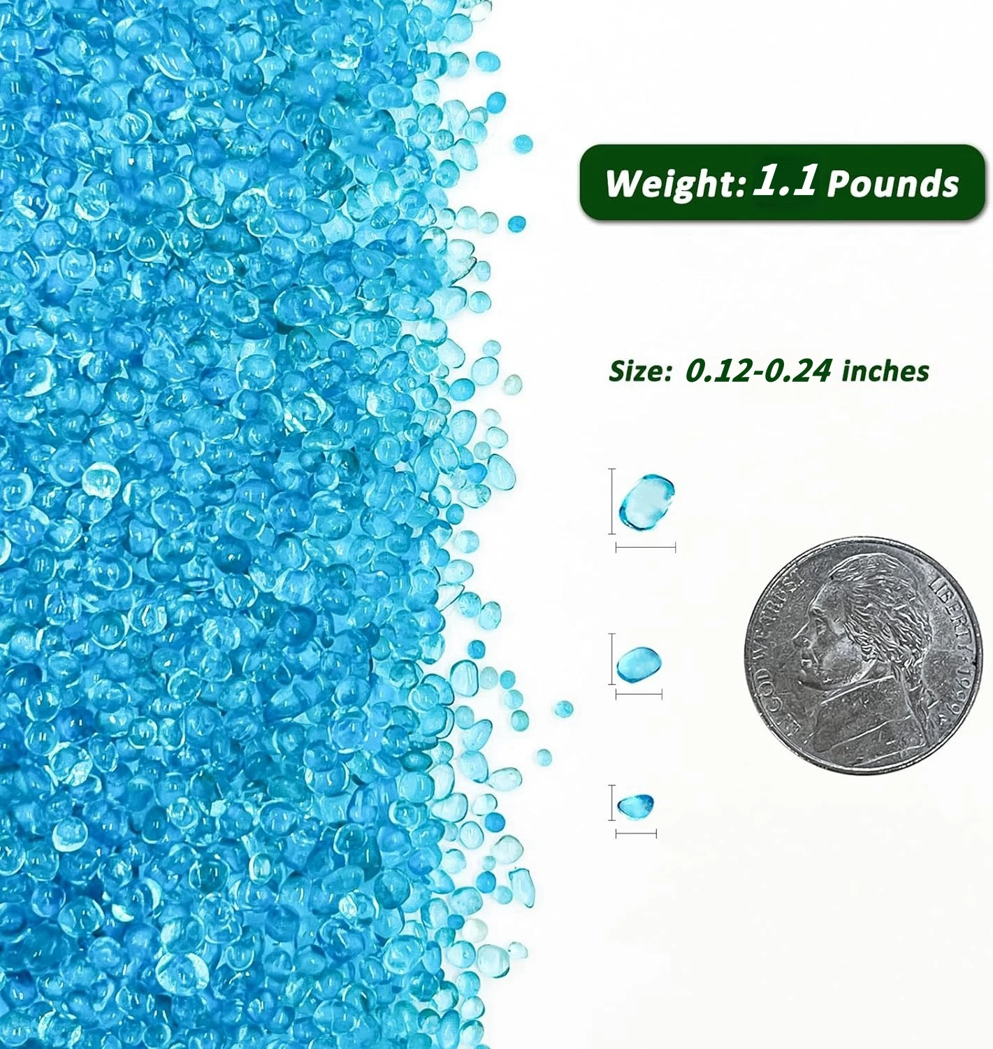 500g Aquarium Decoration Stone Crystal Sand Fish Tank Substrate Beautification Decorative Stone Natural Colored Stone Art