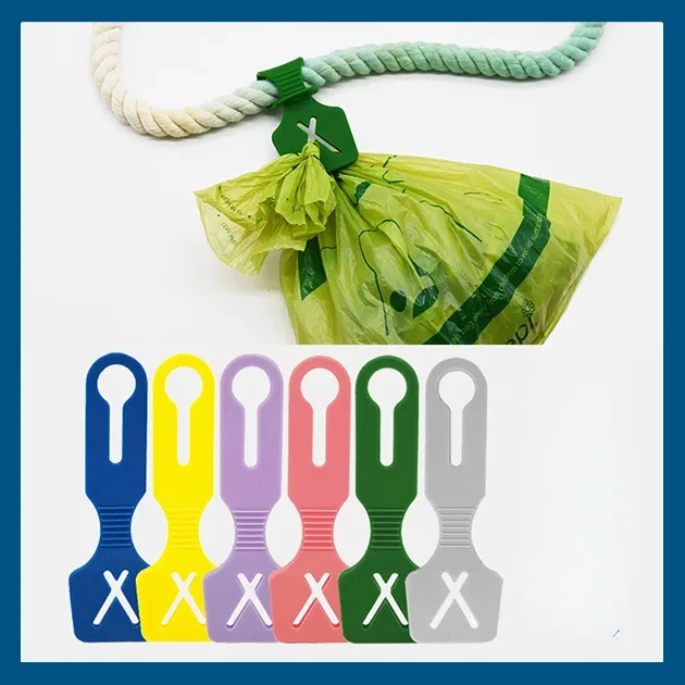 New Silicone Dog Poop Bag Holder Pet Garbage Bag Clip Hands-free Clip Dog Cleaning Supplies Dog Poop Bag Dispenser
