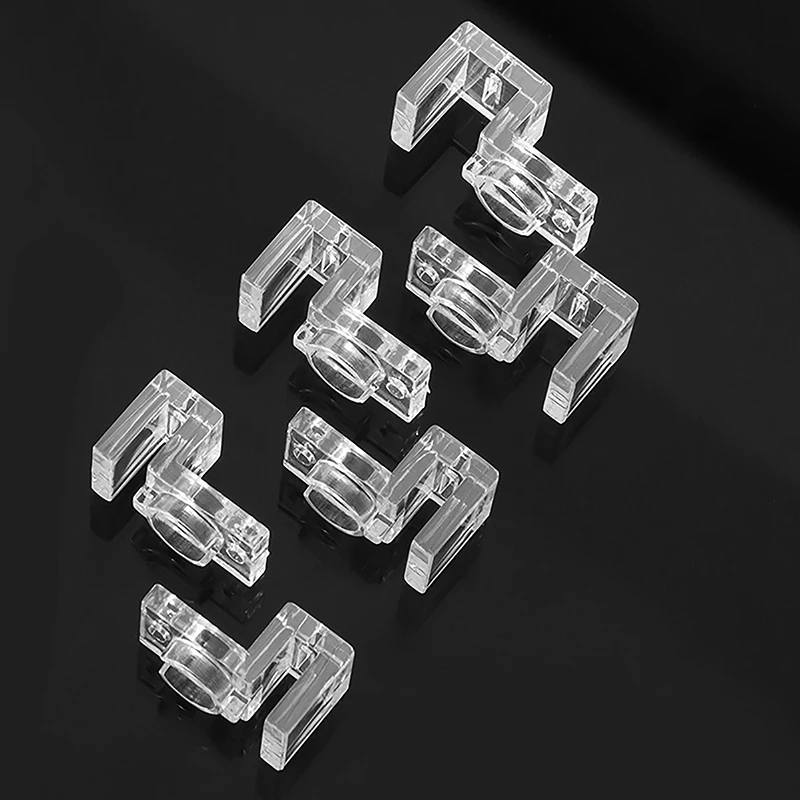 4pcs 6mm/8mm/10mm/12mm/15mm Fish Tank Acrylic Clips Aquarium Lid Cover Support Holder Bracket Clamp Stand Aquarium Supply