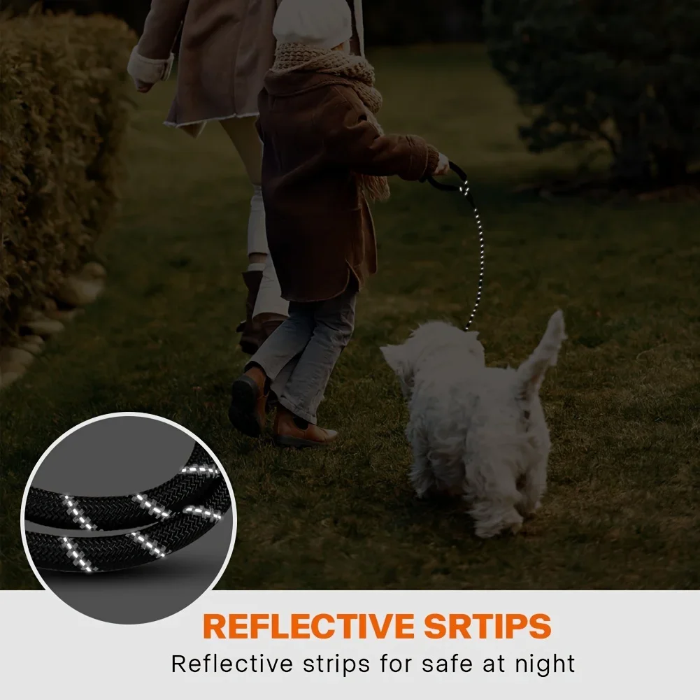 120/150/200/300CM Reflective Dog Leash Soft Handle Dog Leash Reinforced Leash for Small Medium Large Dogs Big Dog Supplies