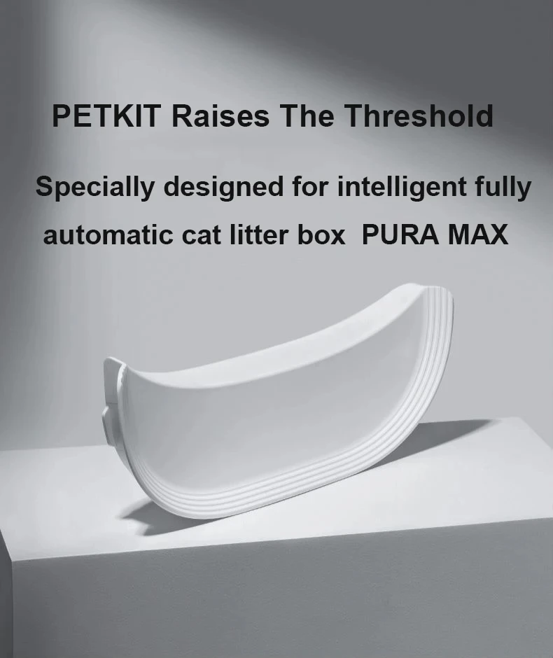 PETKIT Elevated Entrance Fence for PuraMax Self-Cleaning Cat Litter Box Anti-Leak Urine and Cat Litter Baffle for Puramax