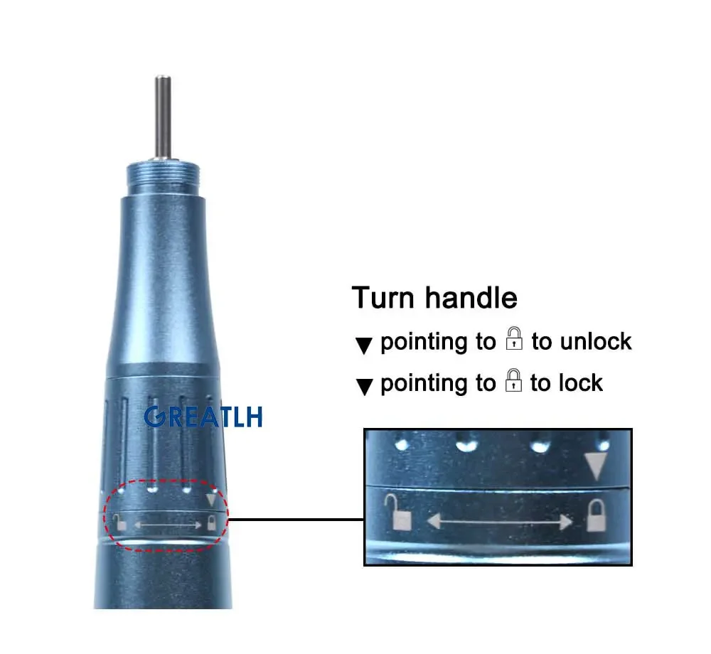 GREATLH 1set Ophthalmic Eye Portable Corneal Small Polisher 0-35000RPM Corneal Polishing Set Eyelid Surgical Tools Instrument