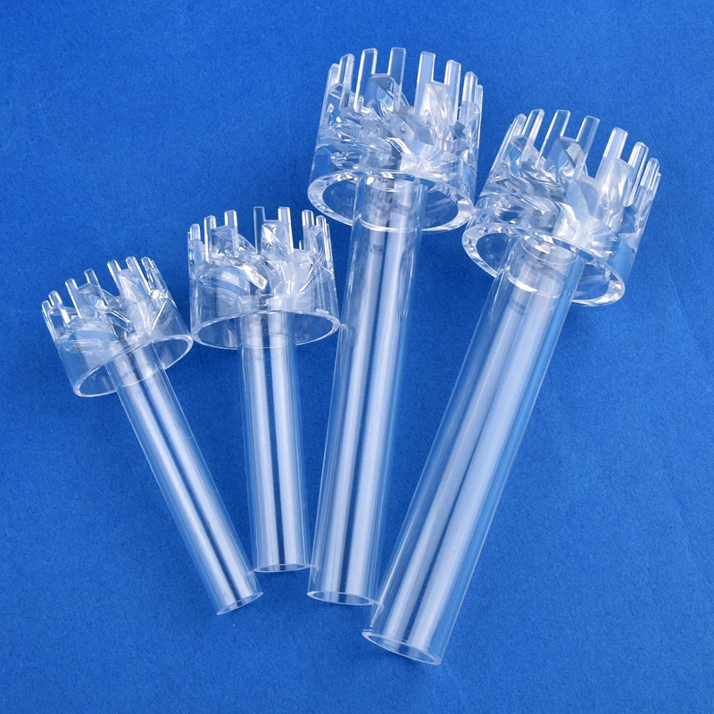 Aquarium Skimmer Acrylic Lily Pipe Spin Surface Inflow Aquarium Water Plant Filter Cleaning Tool Fish Tank Accessories 12~20mm