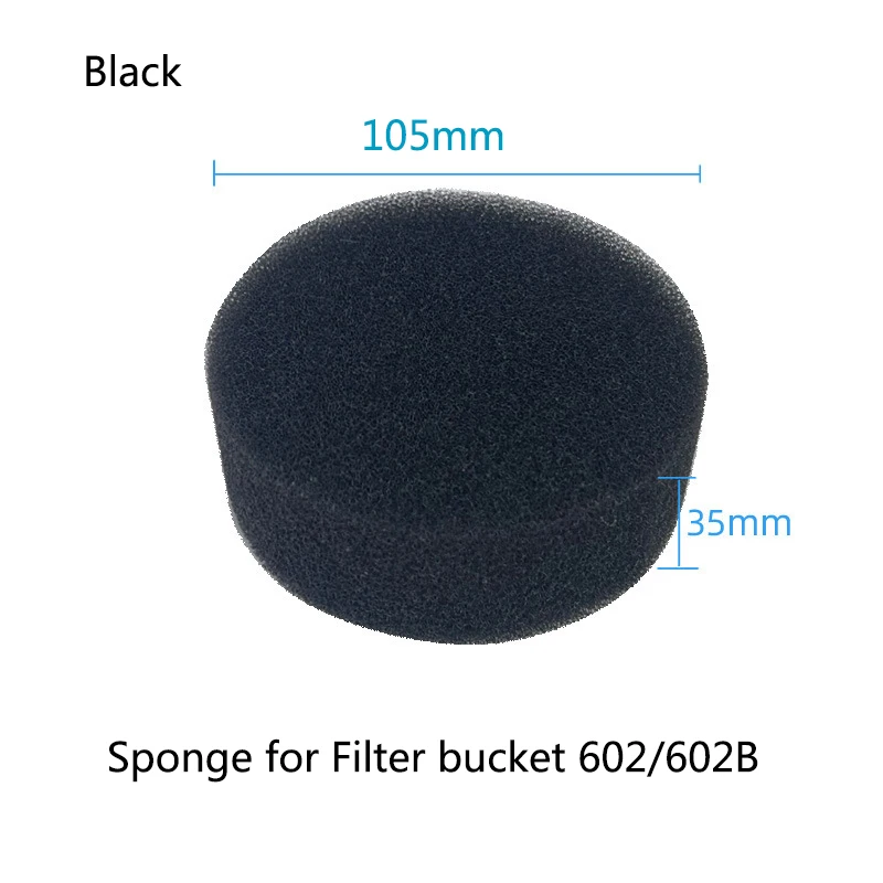 Biochemical Aquarium Cotton Sponge For Filter Bucket 602/603 Fish Tank Filtration Foam Blue Spongs Aquarium Accessories 3Pcs