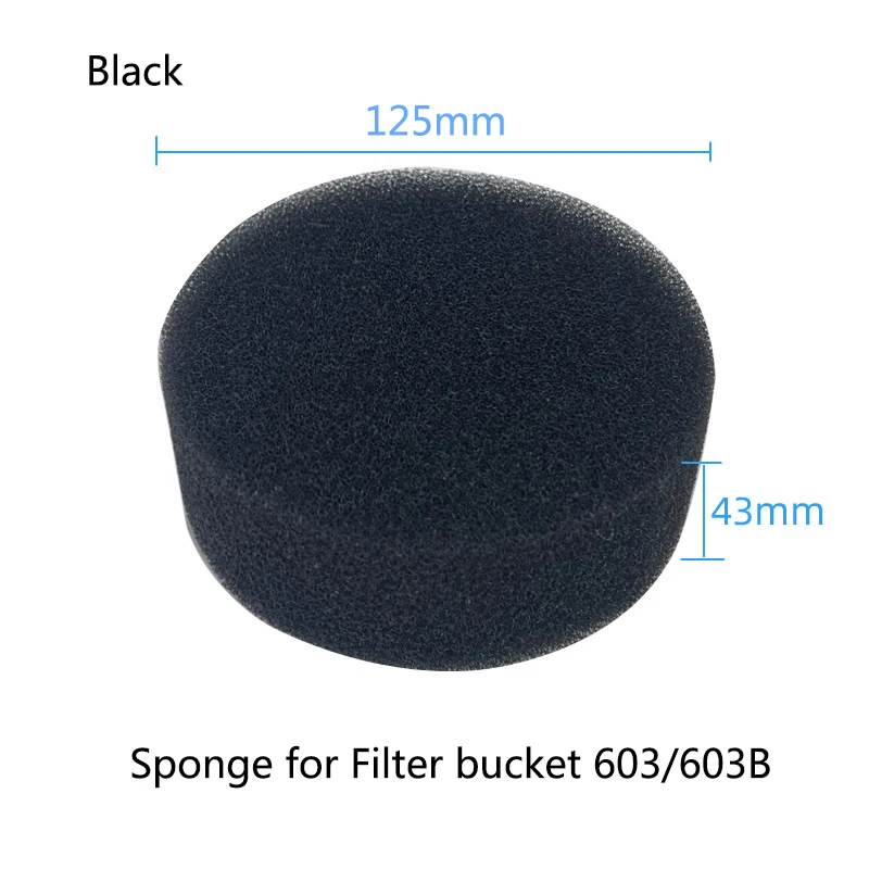 Biochemical Aquarium Cotton Sponge For Filter Bucket 602/603 Fish Tank Filtration Foam Blue Spongs Aquarium Accessories 3Pcs