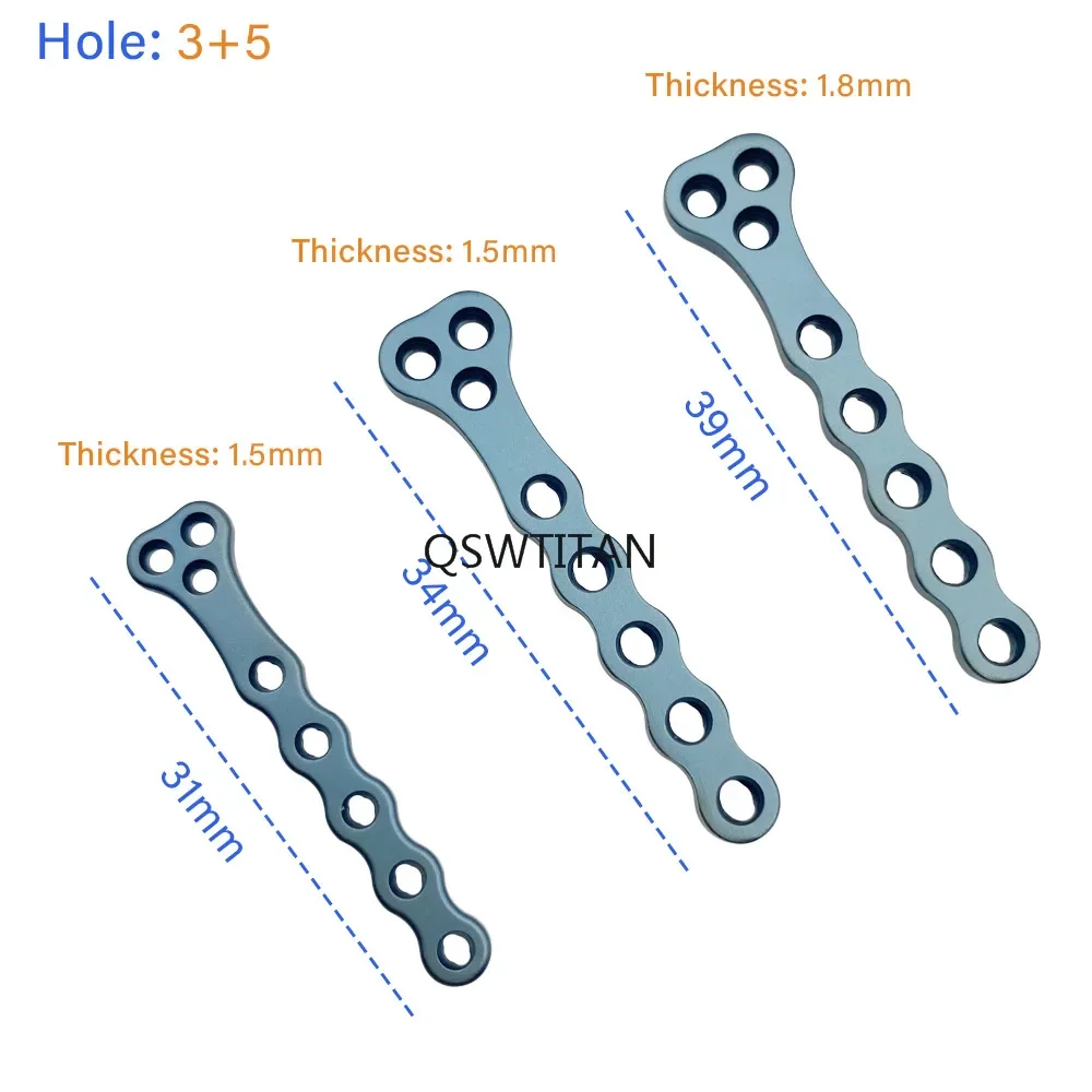 ALPS T Locking Plate 3.5/4.2/5.0/6.5 Titanium Alloy Veterinaria Pets Fracture Orthopedic Surgical Instruments Veterinary