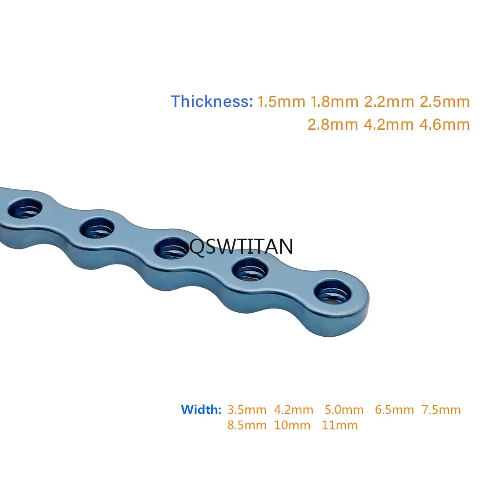 ALPS T Locking Plate 3.5/4.2/5.0/6.5 Titanium Alloy Veterinaria Pets Fracture Orthopedic Surgical Instruments Veterinary