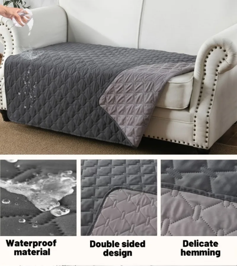 Double-Sided Waterproof Dog Bed Cover Pet Blanket Sofa Couch Furniture Protector For Dogs